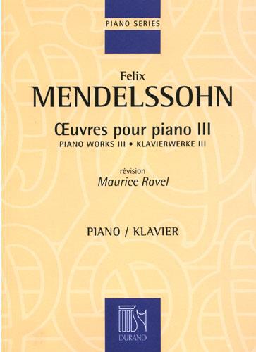 Oeuvres Pour Piano - Vol. 3 Revision Maurice Ravel - skladby pro klavír